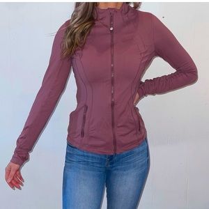 Fitted spandex zip up